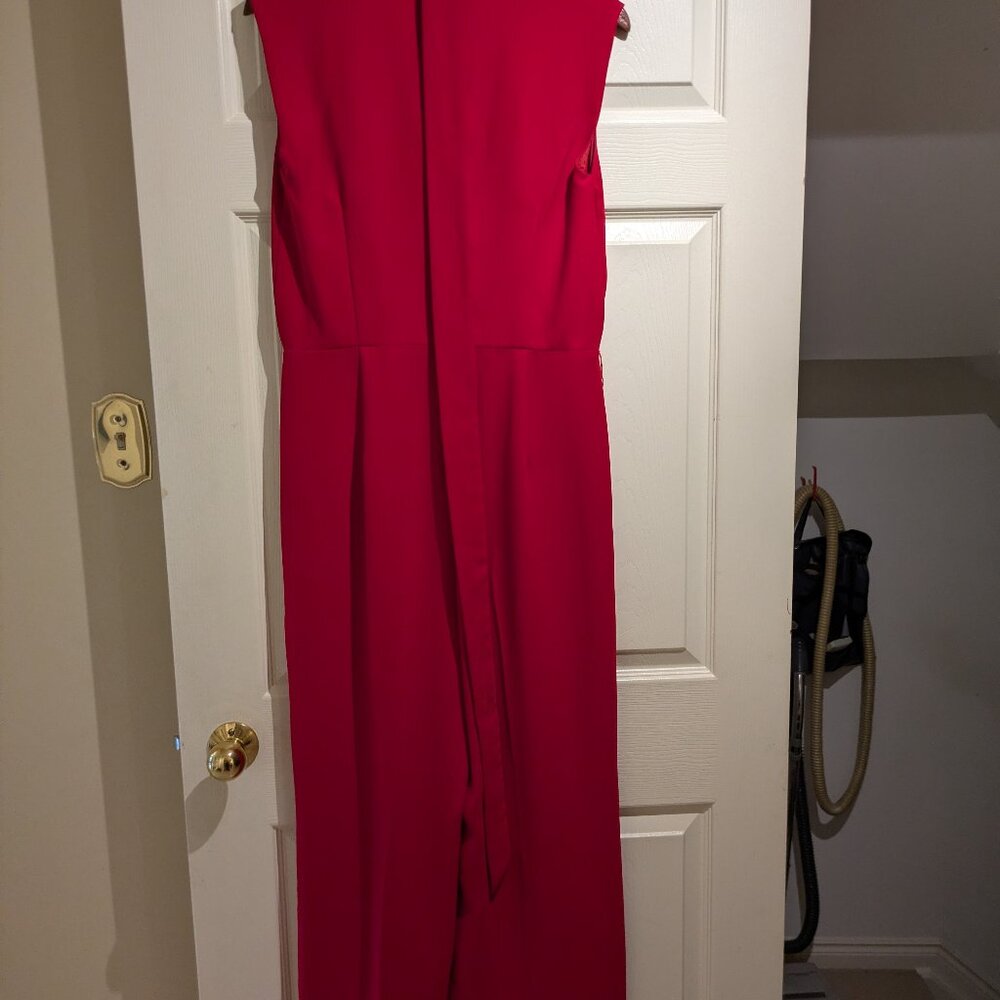 Beautiful Red Le Chateau Jumpsuit - Picture 5 of 7